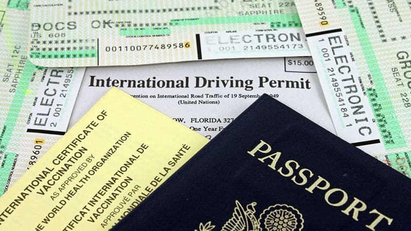 مدارک لازم برای گواهینامه بین‌‌المللی